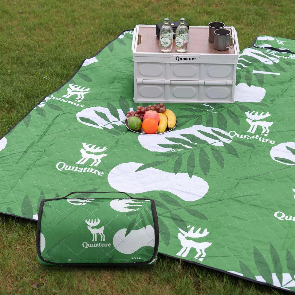 Qunature Picknickdeken 200x200cm Campingdeken Picknickmat Buiten Waterdicht