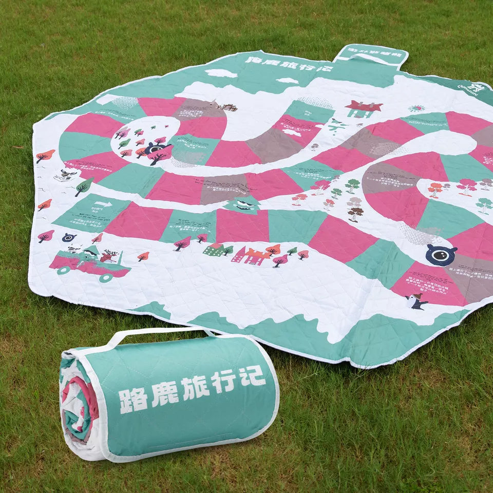 Qunature Picknickdeken 200x200cm Campingdeken Picknickmat Buiten Waterdicht