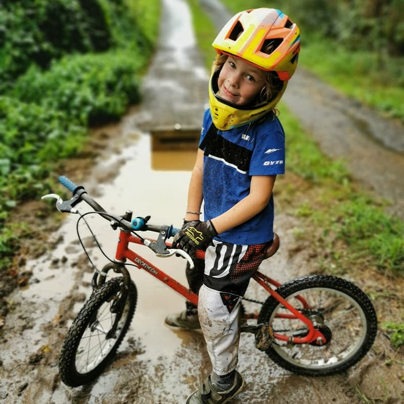 ROCKBROS kinderfietshelm Afneembare sportveiligheidshelm voor kinderen