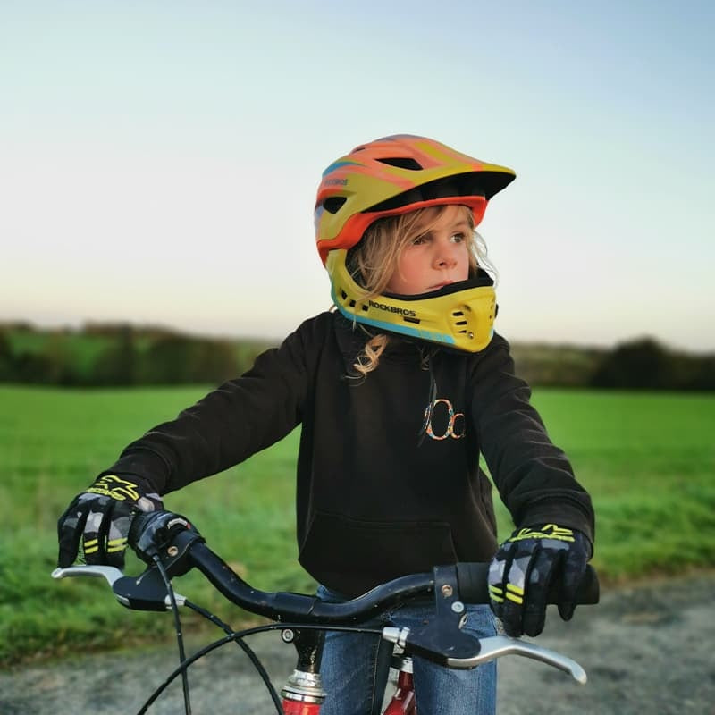 ROCKBROS kinderfietshelm Afneembare sportveiligheidshelm voor kinderen