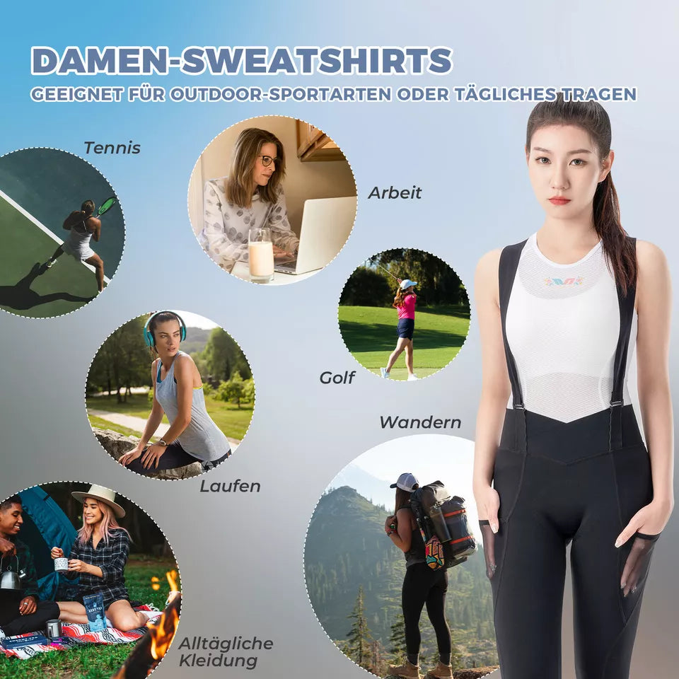 ROCKBROS TVI wielertrui mouwloos ondershirt voor dames, functioneel fietsshirtvest