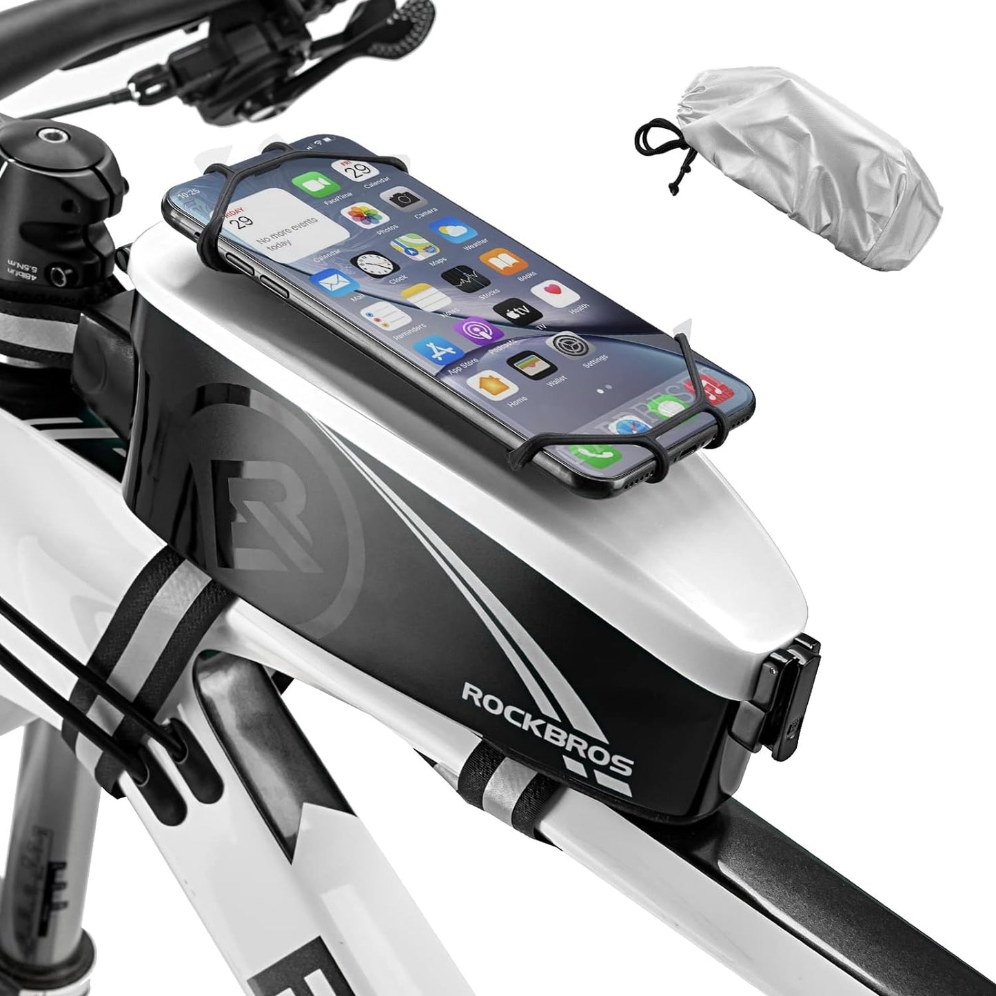 ROCKBROS fietstas frametas met gsm-houder voor 4-6,5 inch gsm