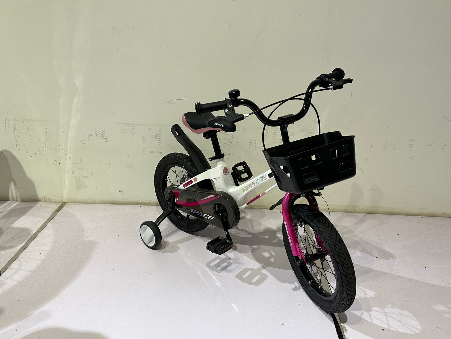 SKYS kinderfiets van 3 t/m 9 jaar 14/16/18 inch roze
