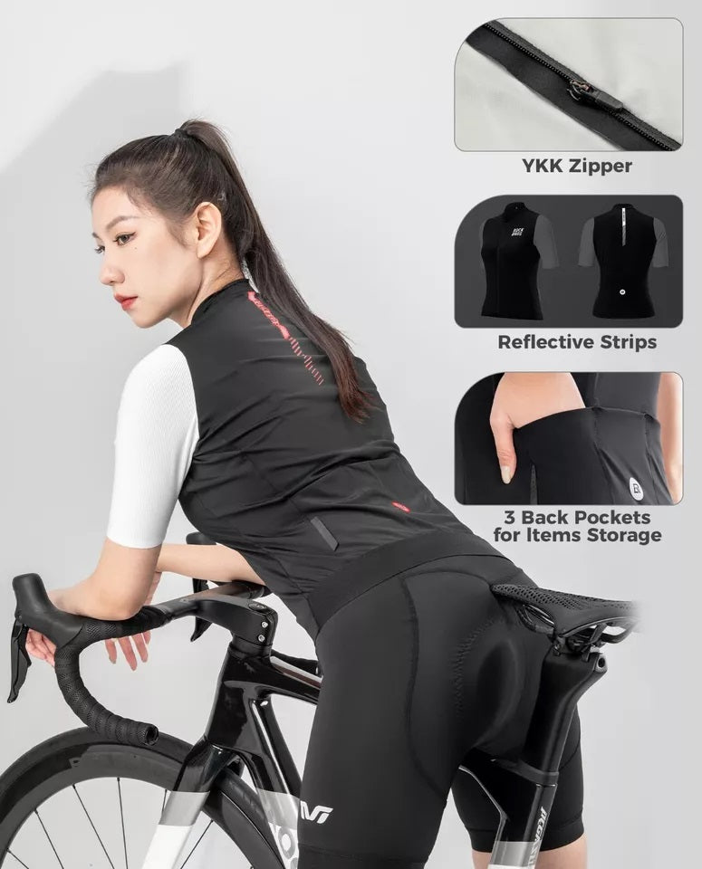 ROCKBROS wielershirt dames korte mouw wielershirt zomerfietsjack wielershirt racefietsshirt met 3 achterzakken MTB-wielerkleding ademend