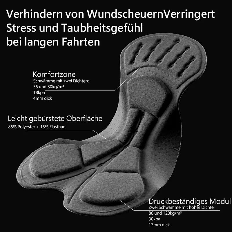 ROCKBROS damesfietsbroek MTB-fietsbroek met 3D-zeemvulling zomer
