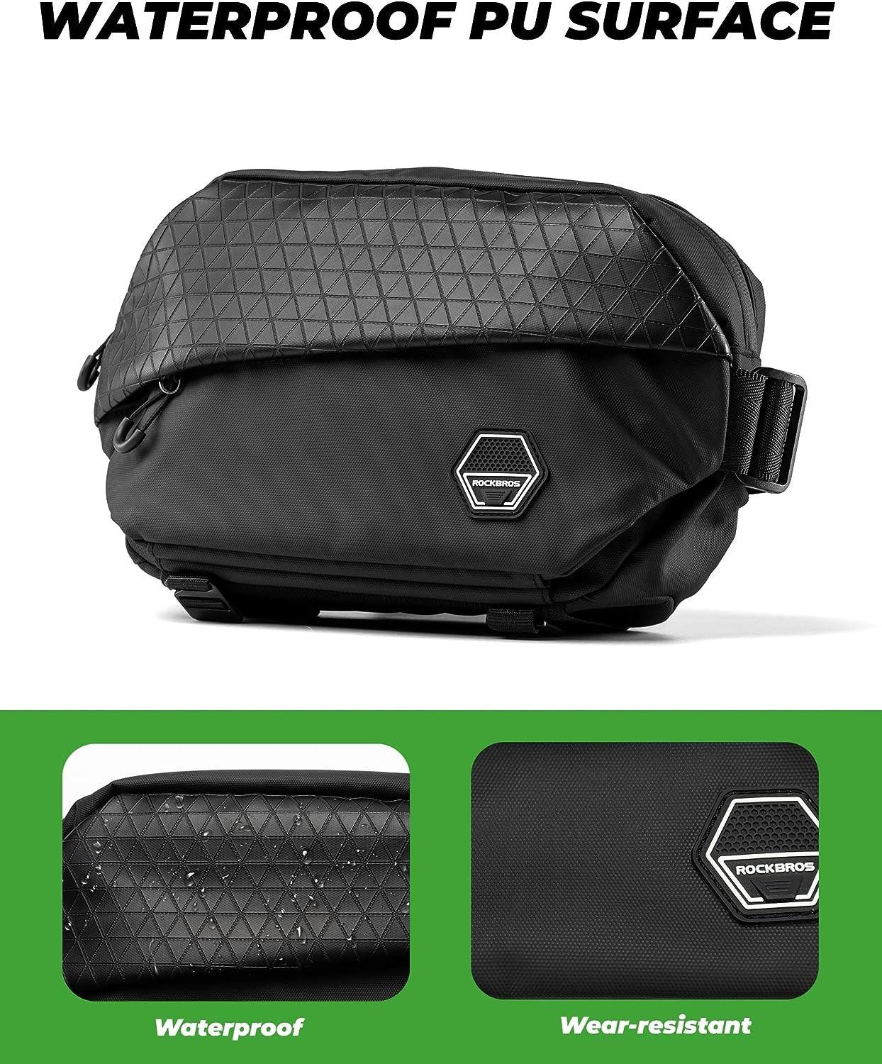 ROCKBROS schoudertas fietsheuptas multifunctionele handtas motorfiets