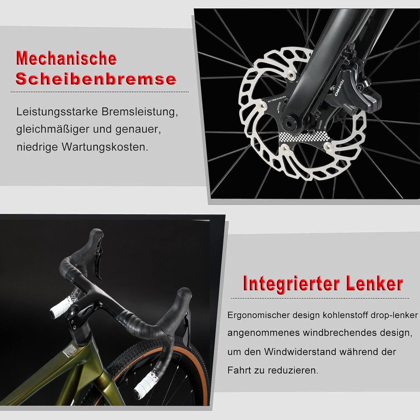 RINOS carbon racefiets 700C Shimano SORA R3000 18 versnellingen Odin1.0