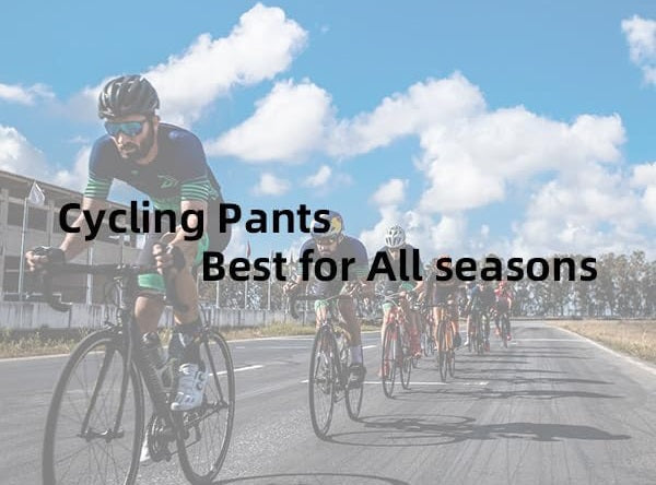 ROCKBROS lange fietsbroek voor heren en dames, fietsbroek voor vier seizoenen met 4D-vulling, lange fietsbroek met zakken, hardloopbroek, ademende MTB