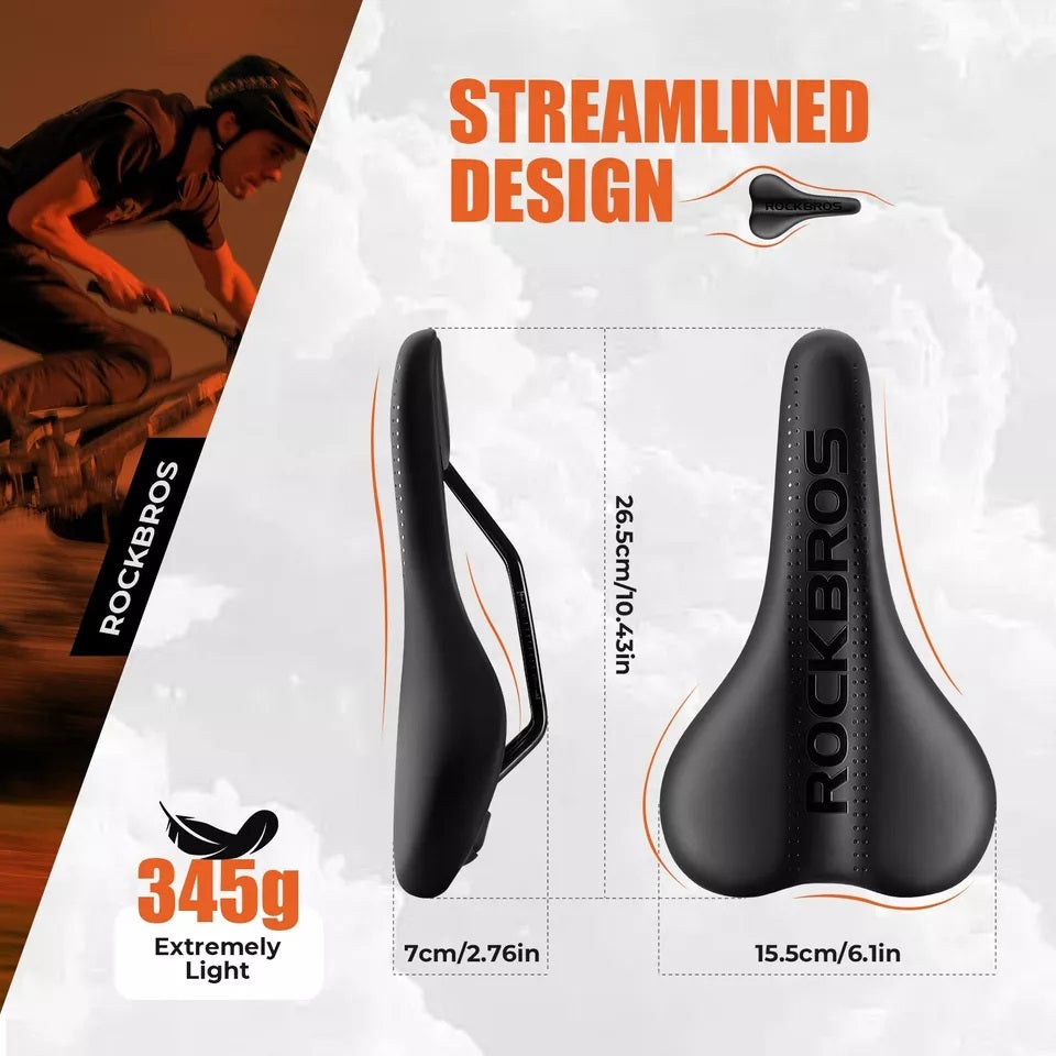 ROCKBROS fietszadel fietsstoeltje fietszadel comfortabeler voor BMX MTB racefiets