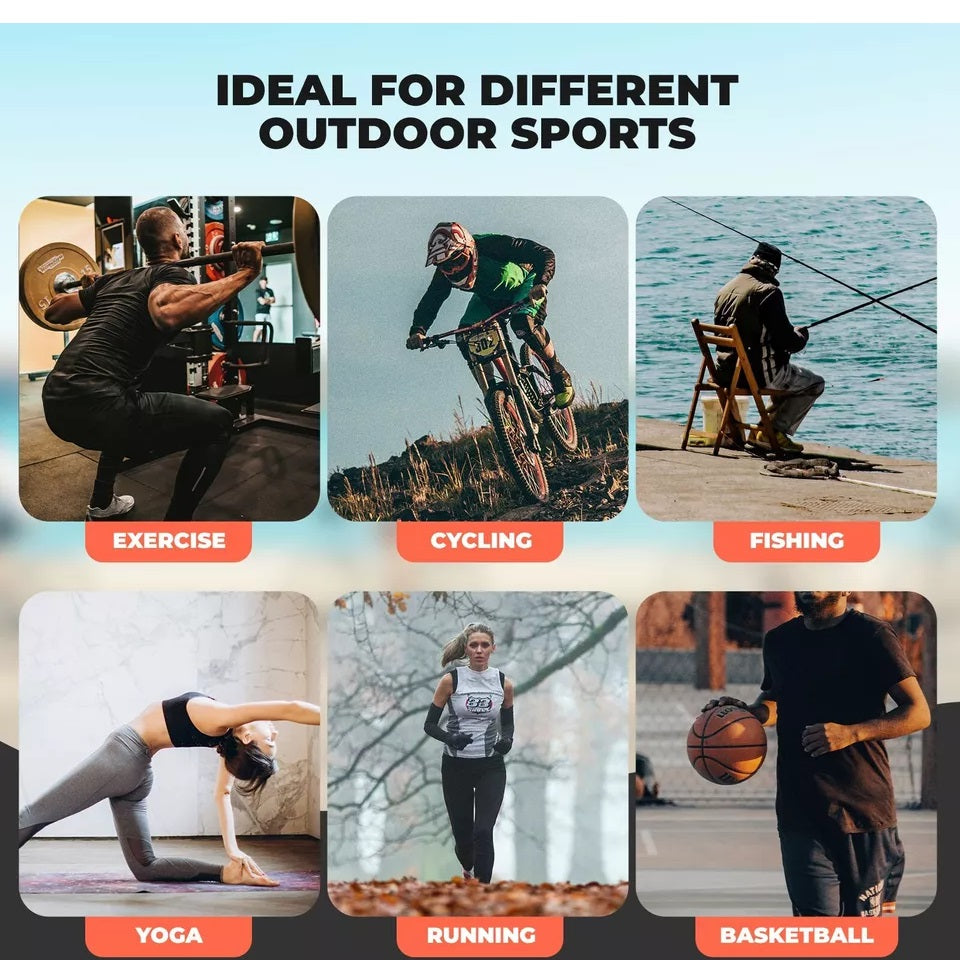 ROCKBROS herenfietsbroek, lange compressiefietsbroek met zakken, gewatteerde legging, elastische, ademende fietsbroek met zitkussen voor herfst/lente