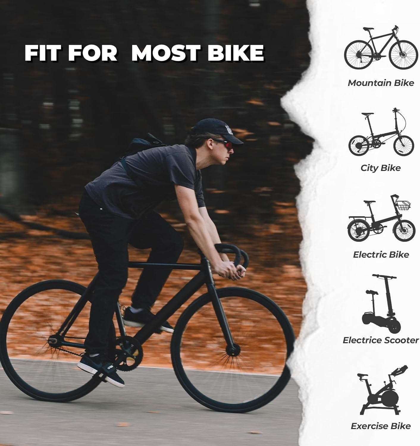 ROCKBROS fietszadel comfortabel fietszadel ergonomisch breed voor BMX MTB racefiets comfortabel