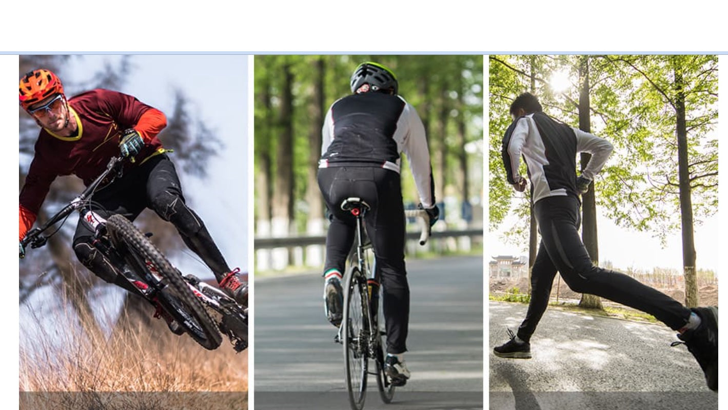 ROCKBROS Heren Gevoerde Road Cycling Shorts MTB Cycling Shorts