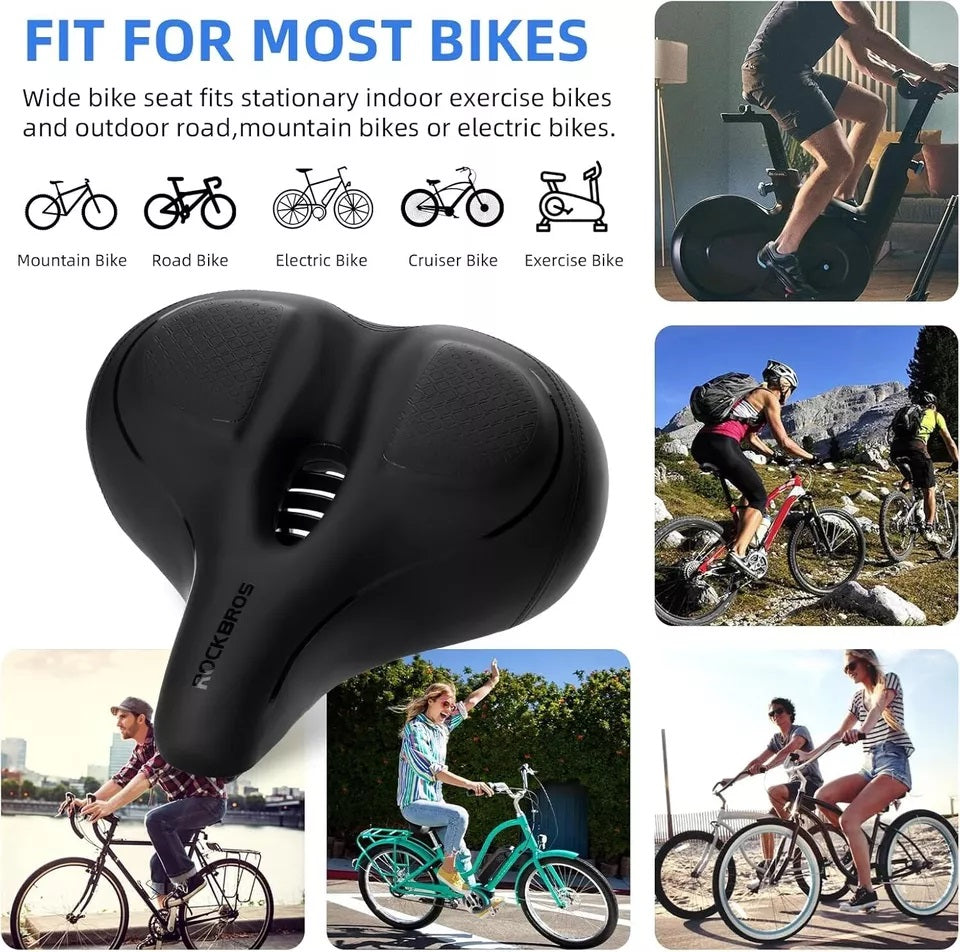 ROCKBROS Breed fietszadel voor hometrainer/fiets Peloton fietsstoeltje