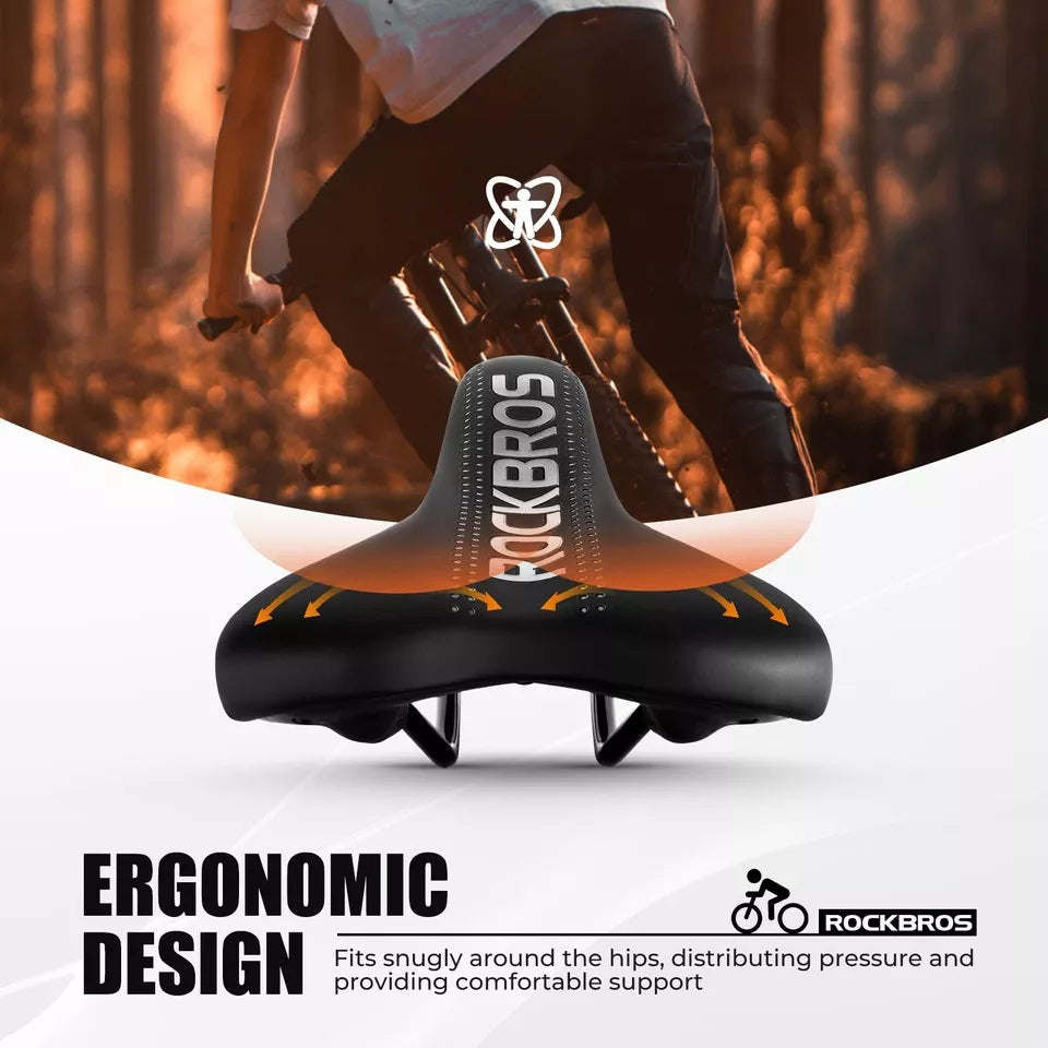 ROCKBROS fietszadel fietsstoeltje fietszadel comfortabeler voor BMX MTB racefiets