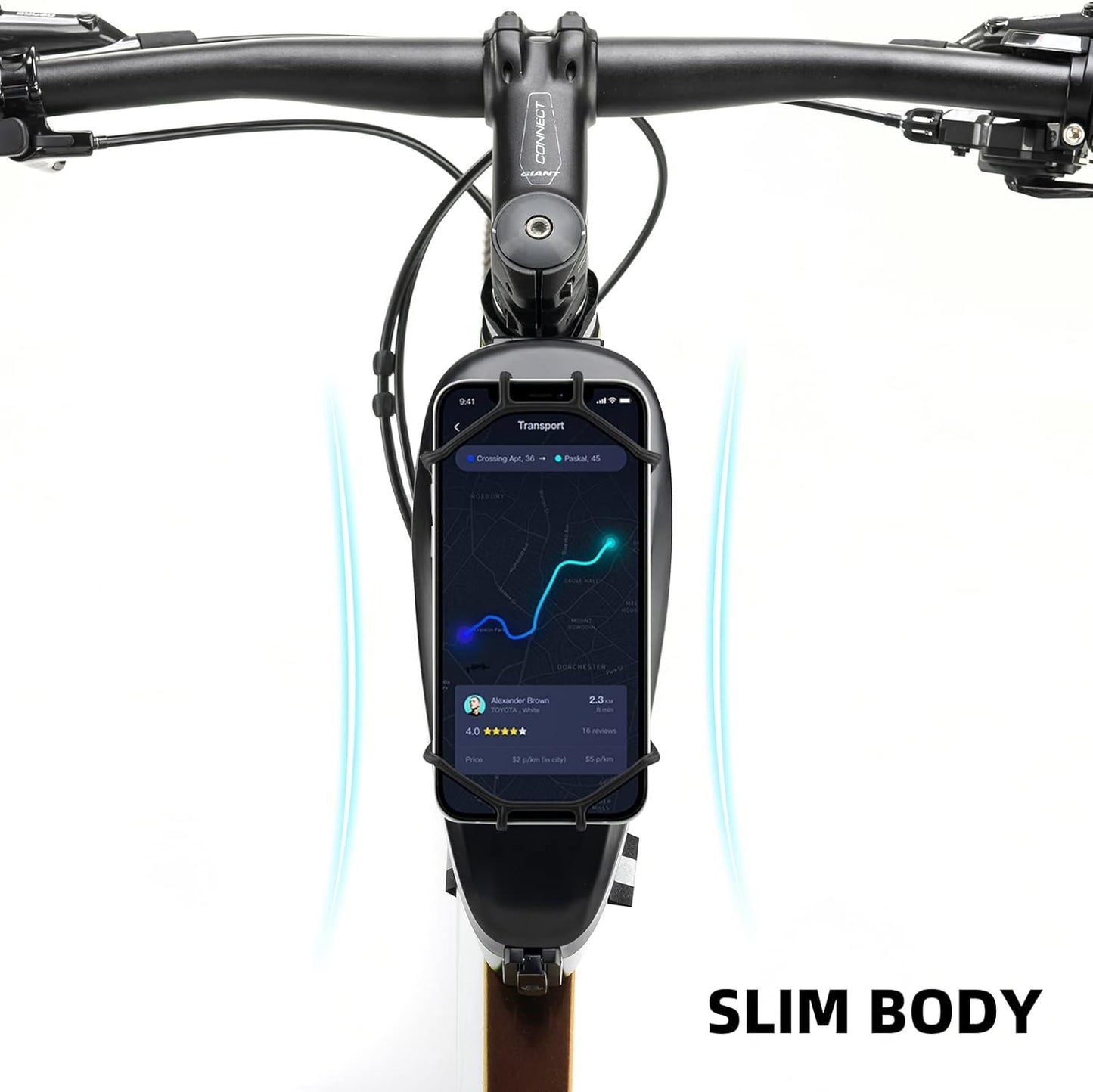 ROCKBROS fietstas frametas met gsm-houder voor 4-6,5 inch gsm