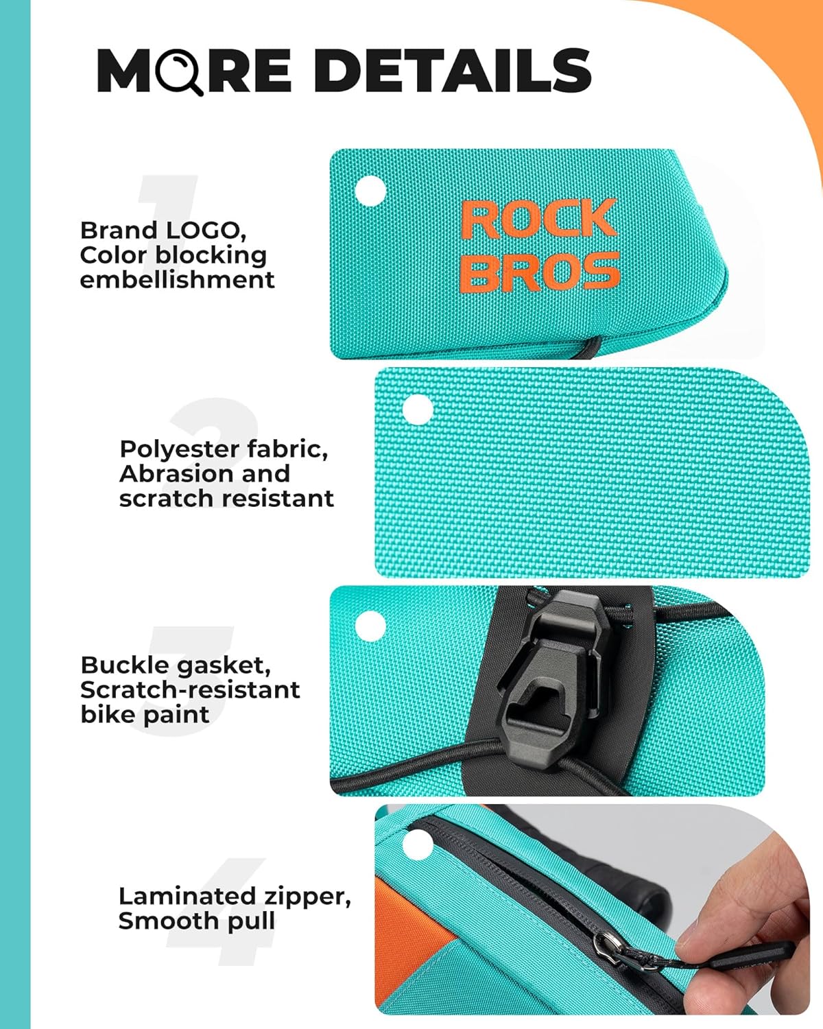 ROCKBROS fietstas frametas bovenbuis