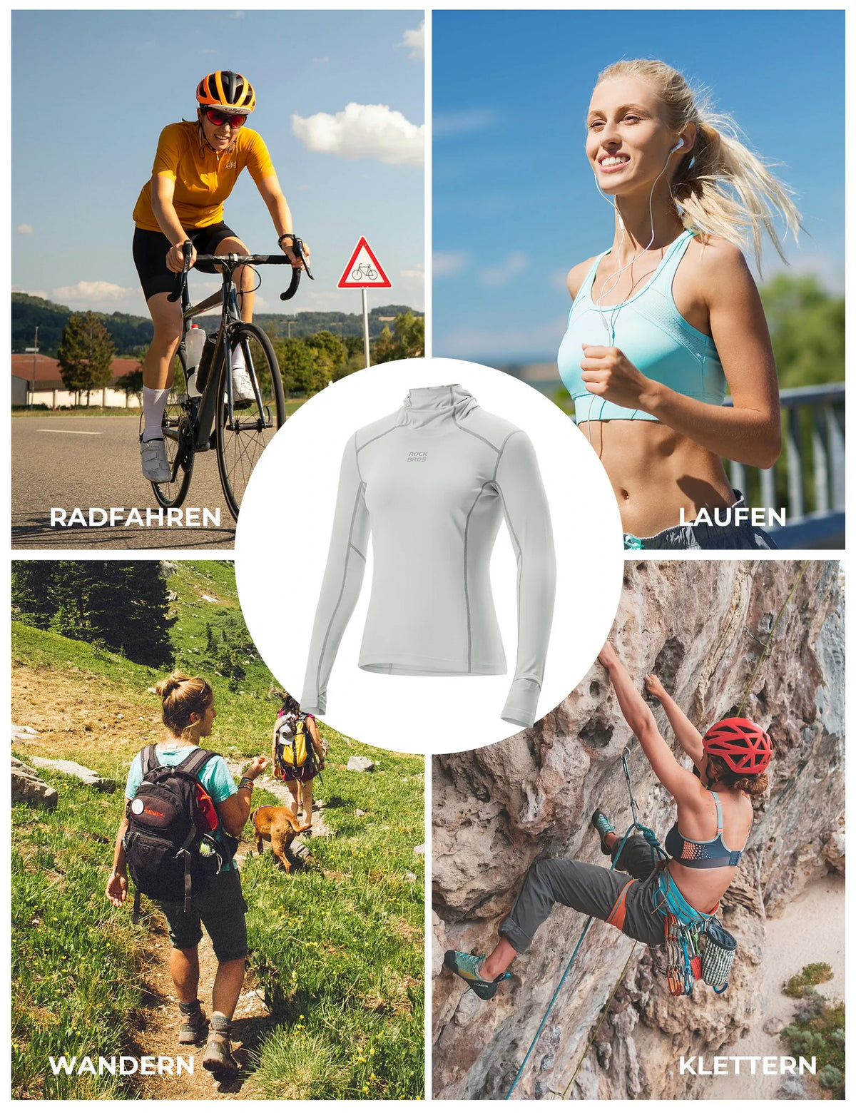 ROCKBROS Dames Fietstrui met lange mouwen