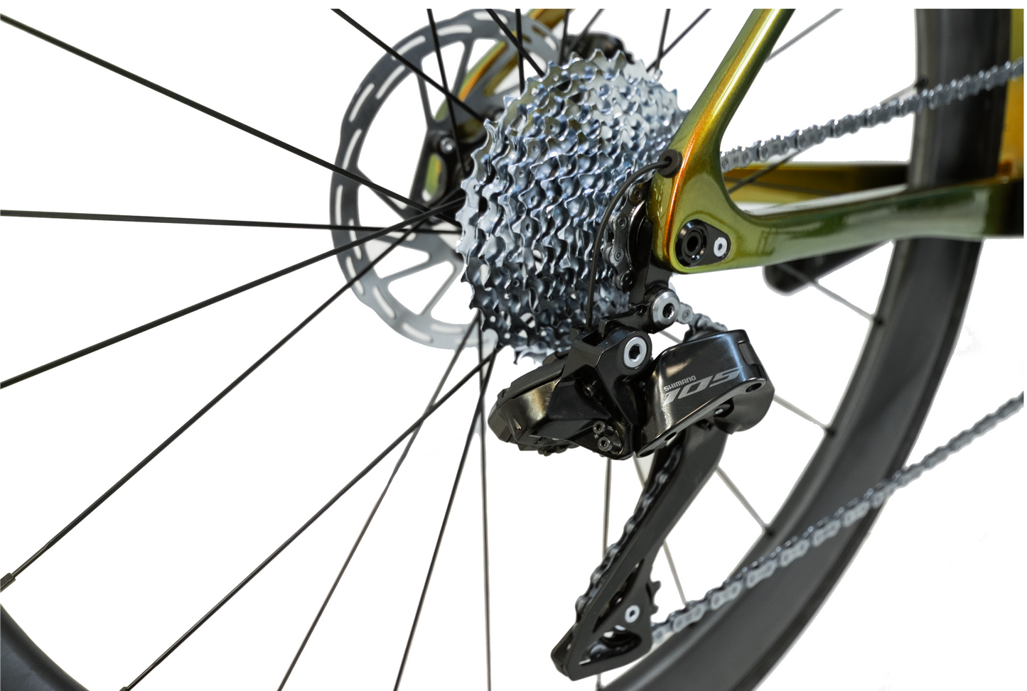 RINOS Volledig Carbon Racefiets 700C Shimano 105 Di2 R7150 24 Versnellingen Odin 6.1