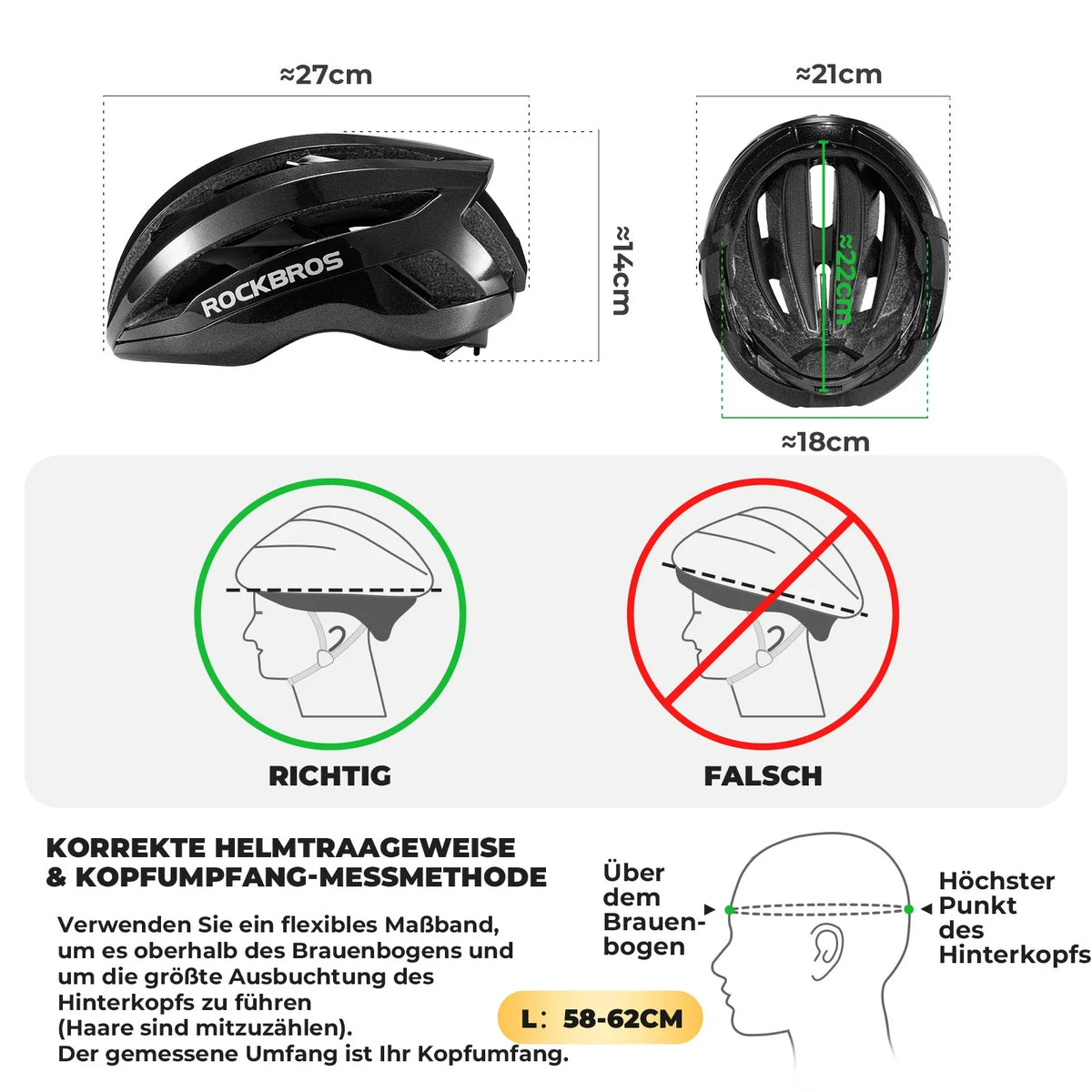 ROCKBROS Lichte fietshelm LK-79