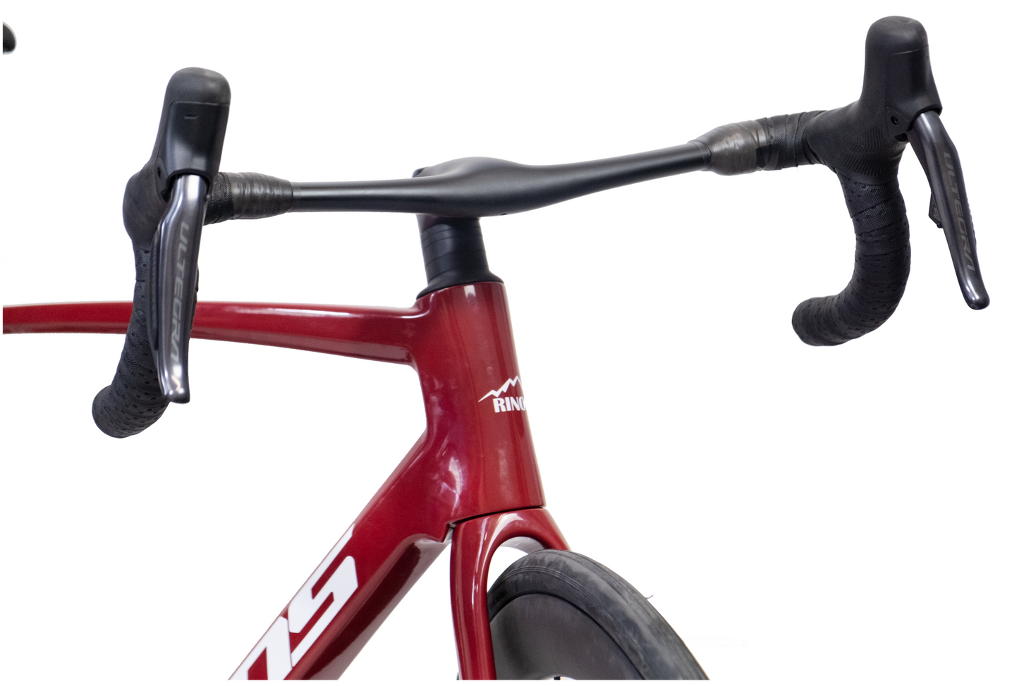 RINOS carbon racefiets Odin 7.1 Shimano Ultegra Di2 rood XS met carbon wielen, 24 versnellingen