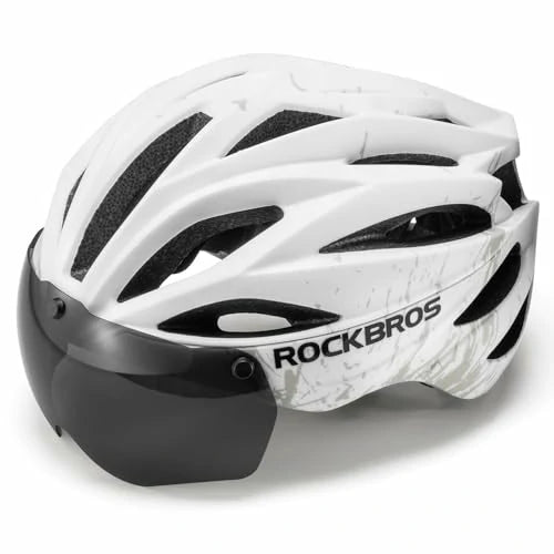 ROCKBROS Fietshelm Magnetische Afneembare MTB Helm met Visier