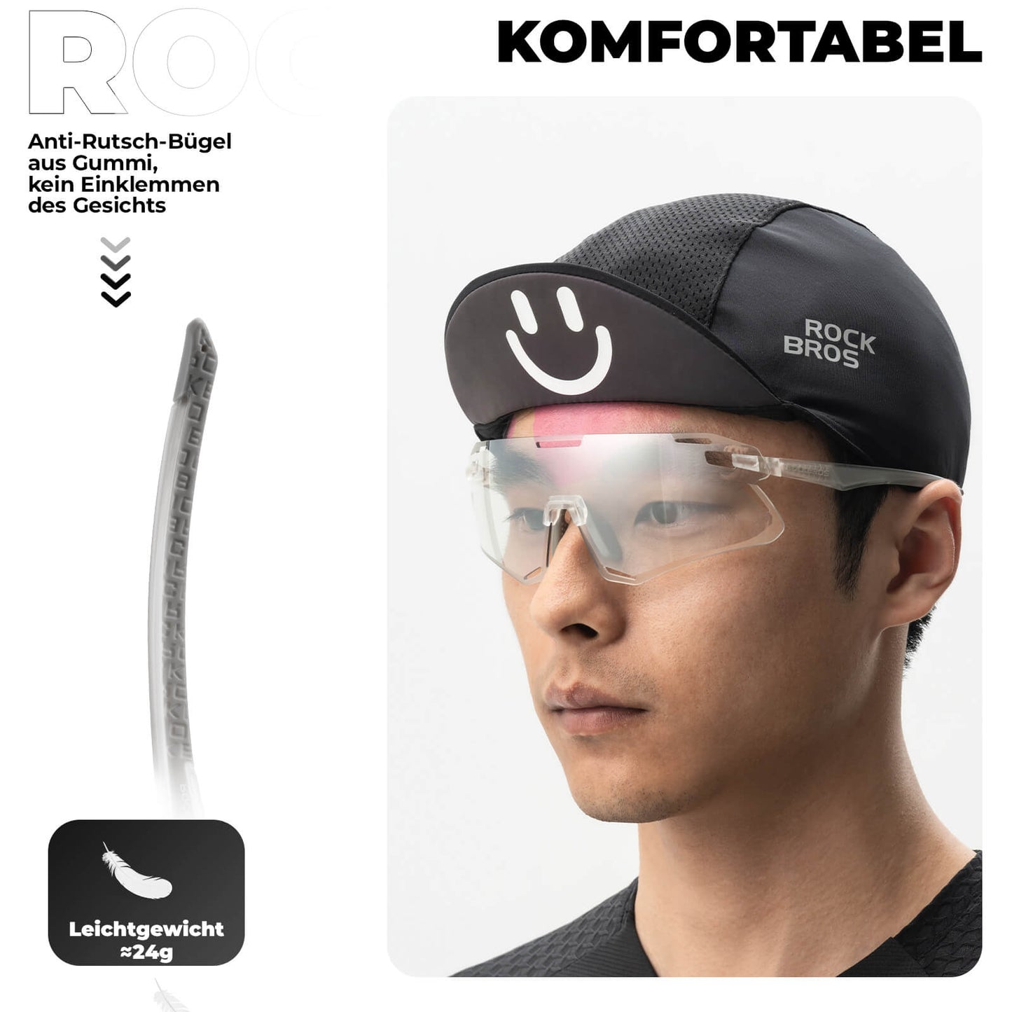 Zonnebril, winddichte fietsbril voor buitensporten, ROCKBROS