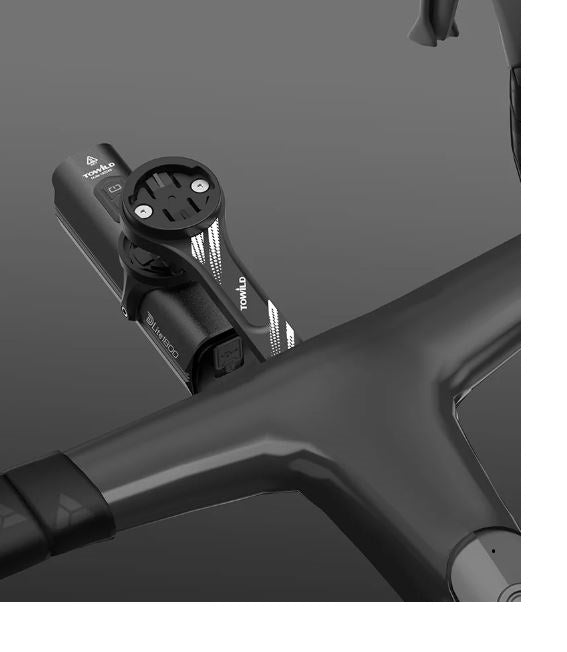 TOWILD Geïntegreerde verlenghouder voor fietscomputer, lamp en GoPro
