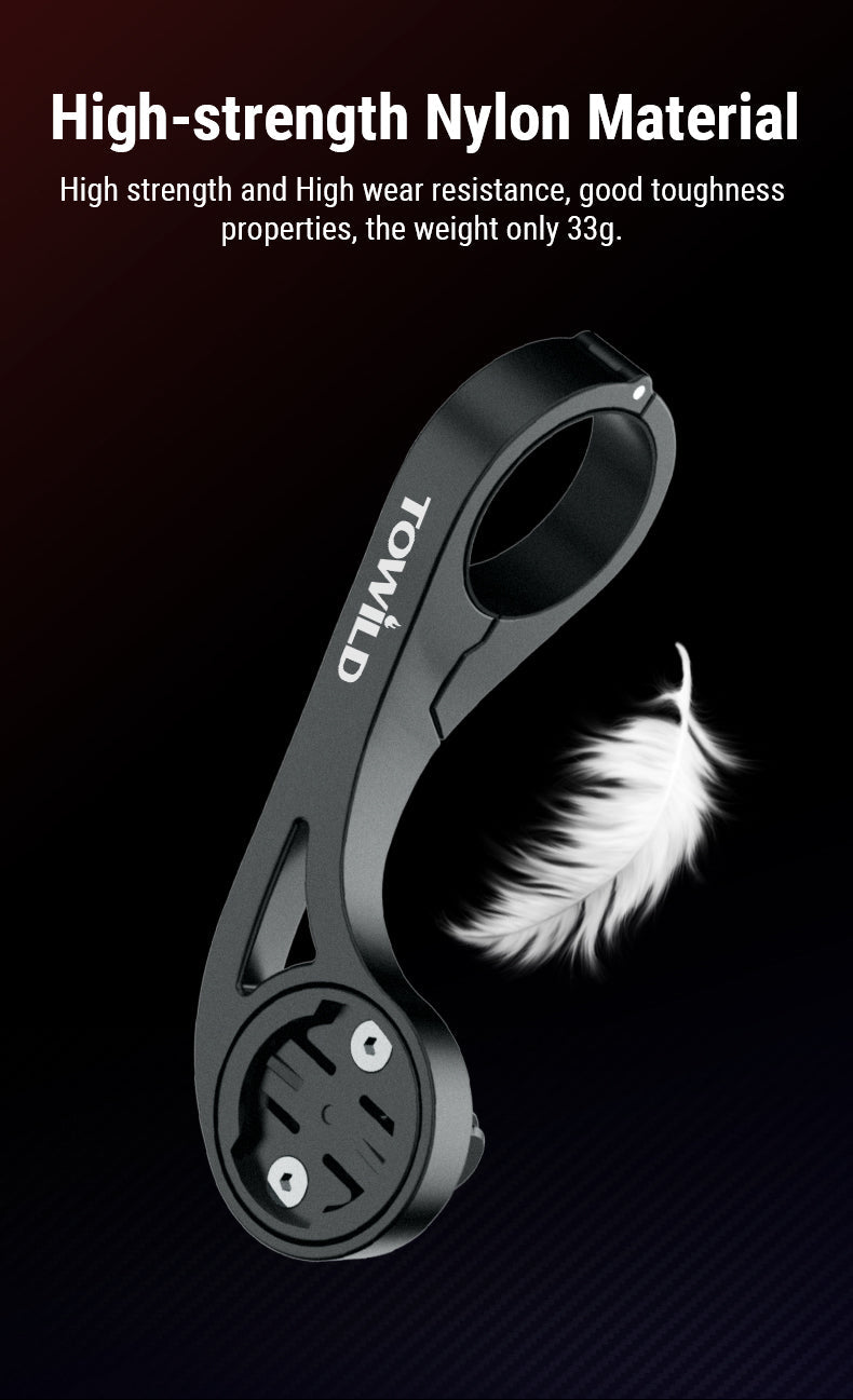 TOWILD AS90 Fietsstuur Zaklamp Mount Uitbreiding Beugel voor Fietscomputer Licht en GoPro GARMIN XOSS iGPSport
