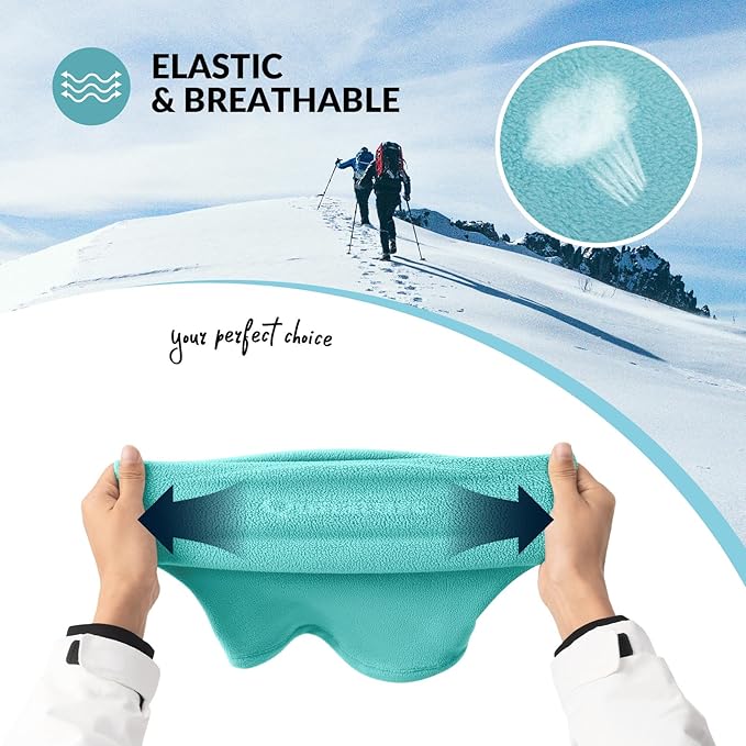 Qunature Bivakmuts Winterwarme bivakmuts Thermische winddichte bivakmuts Skimasker voor buitenactiviteiten zoals fietsen, motorrijden, snowboarden, skiën, nekwarmer voor dames/heren, unisex