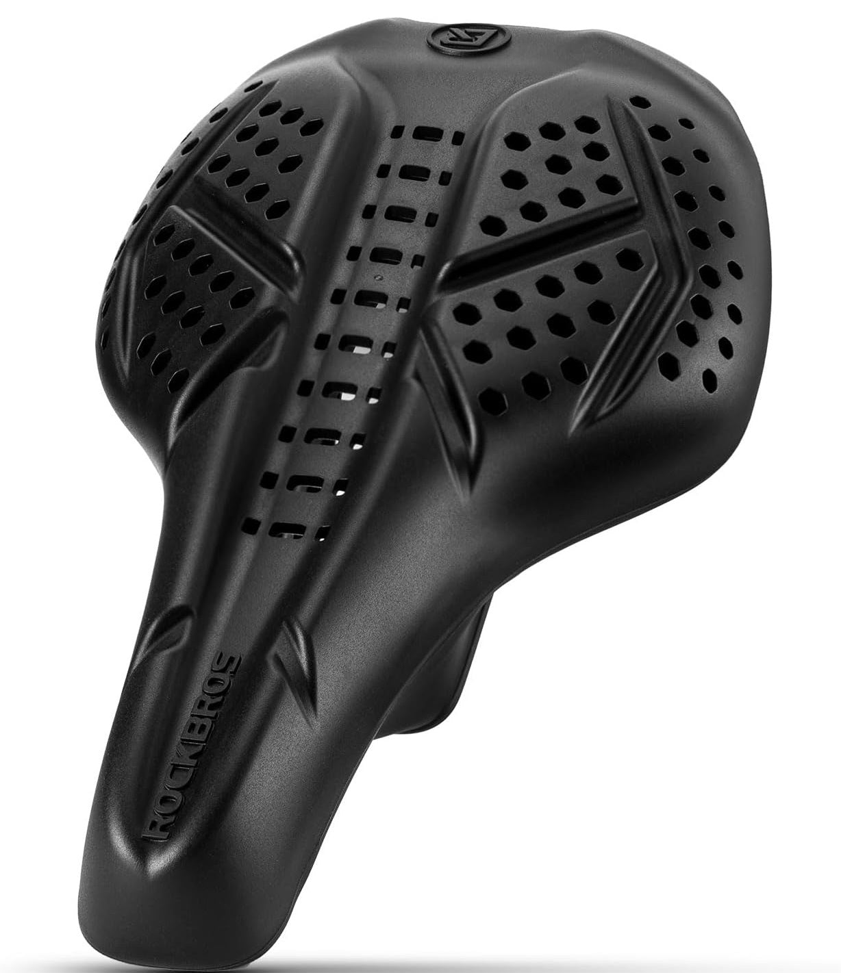 ROCKBROS fietszadelhoes gel fietszadelhoes ademend gewatteerde zadelhoes voor mannen en vrouwen zwart/grijs (25,5 x 18 cm)