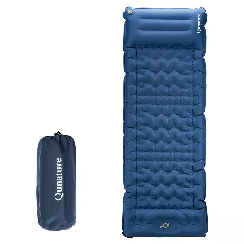 QUNATURE opblaasbare slaapmat 197*71 cm luchtbed 2 kleuren