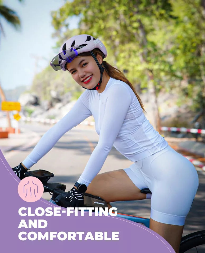 ROCKBROS TVI fietsshirt lange mouw fietskleding ademend dames
