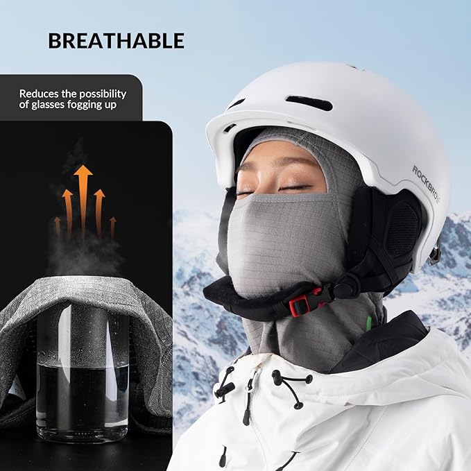Qunature Bivakmuts Winter Skimasker Balaclava Ski Motor Gezichtsmasker Dames/Mannen Warm Winddicht Ademend Bivakmuts voor Buitensporten Skiën Snowboarden Fietsen