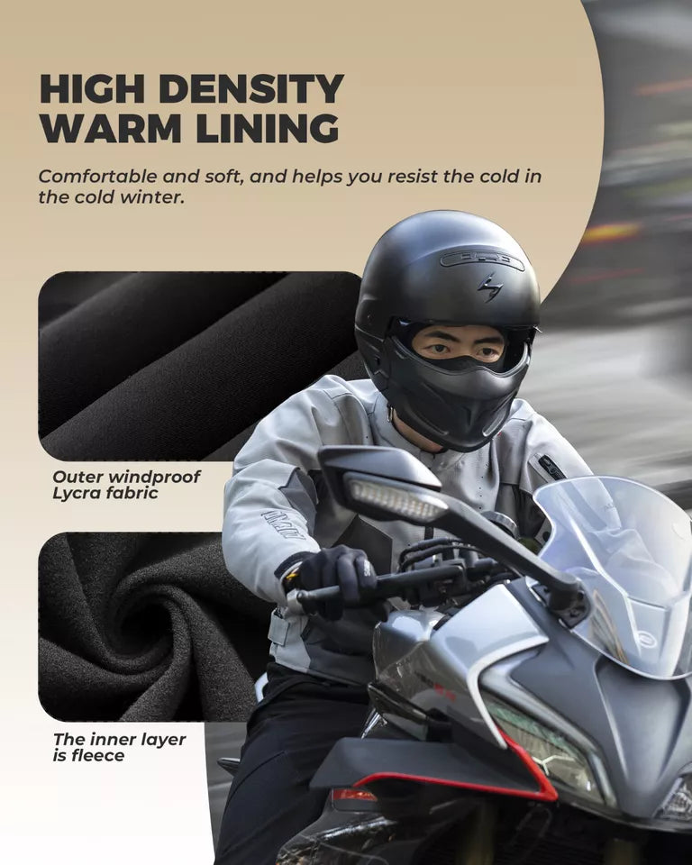 ROCKBROS Motor Hoofddeksel Bivakmuts Warme Fleece Fietsbivakmutsen