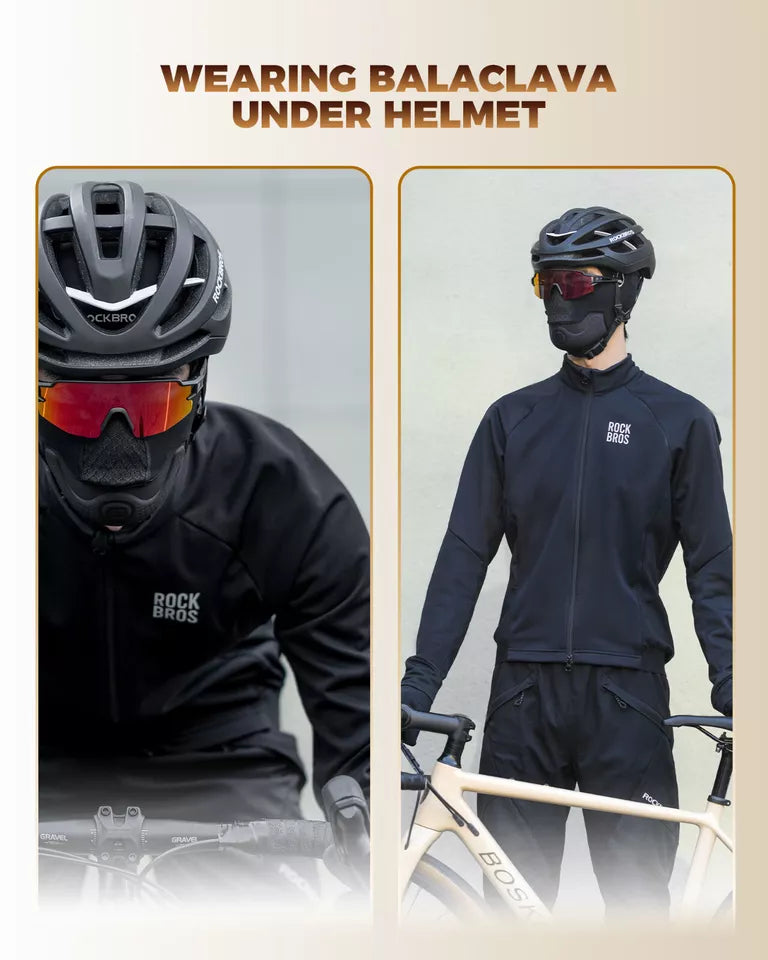 ROCKBROS Motor Hoofddeksel Bivakmuts Warme Fleece Fietsbivakmutsen