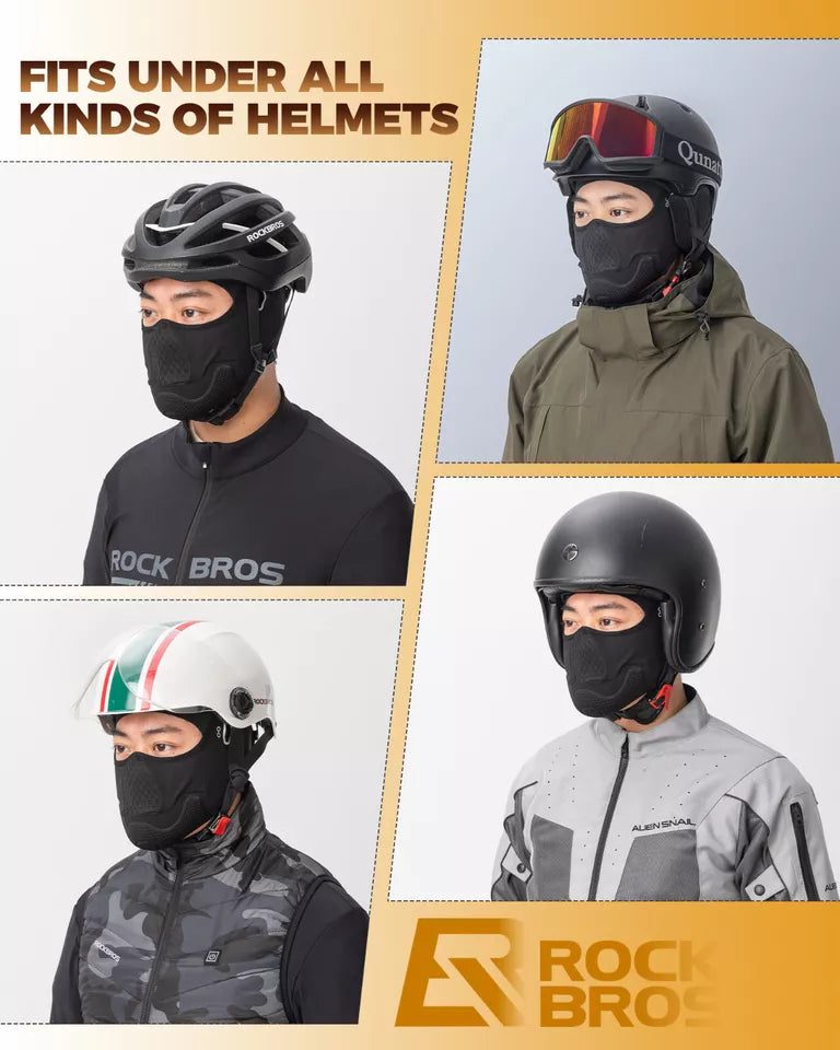 ROCKBROS Motor Hoofddeksel Bivakmuts Warme Fleece Fietsbivakmutsen