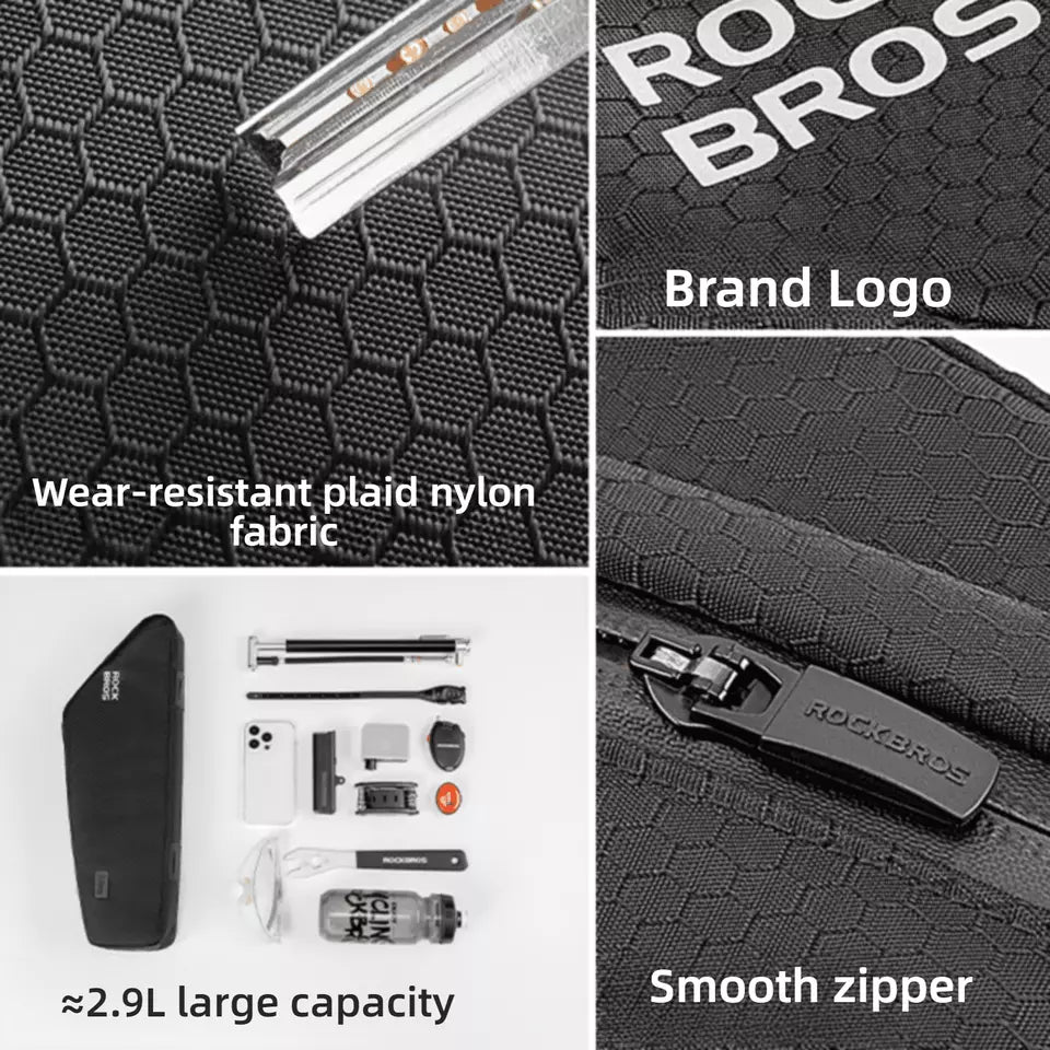 ROCKBROS fietstas frametas afneembare driehoekige tas voor MTB 2,9L