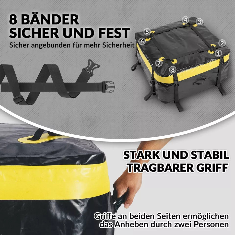 ROCKBROS 300L autodaktas waterdichte autobagagetas dakkoffer opvouwbaar PVC