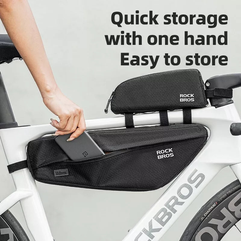 ROCKBROS fietstas frametas afneembare driehoekige tas voor MTB 2,9L