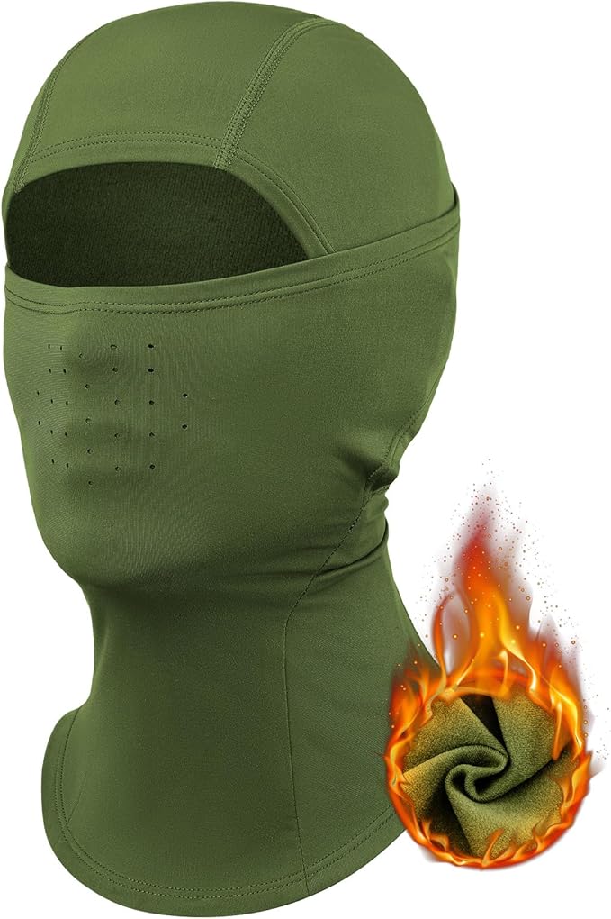 Qunature Bivakmuts Bivakmuts Winterskimasker Winddicht Ademend Gezichtsmasker M/L voor buitensporten Skiën Fietsen Snowboarden Motorrijden Dames/Heren
