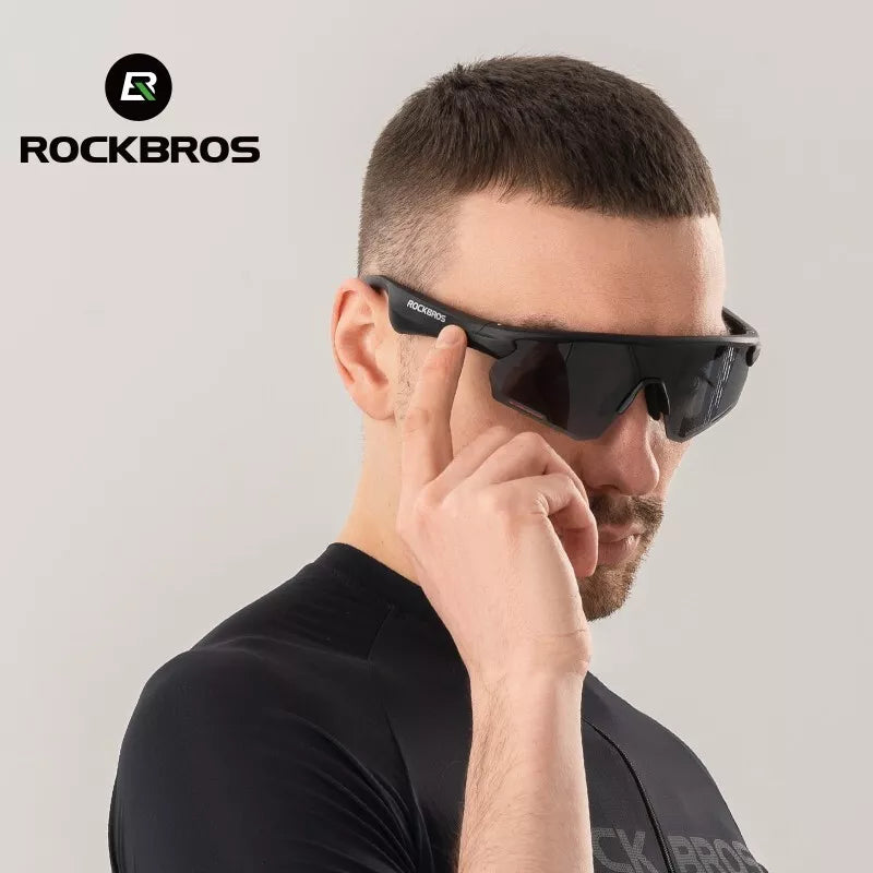 ROCKBROS Elektronische Bluetooth-bril Fiets Motor Auto Buiten Hardlopen TAC