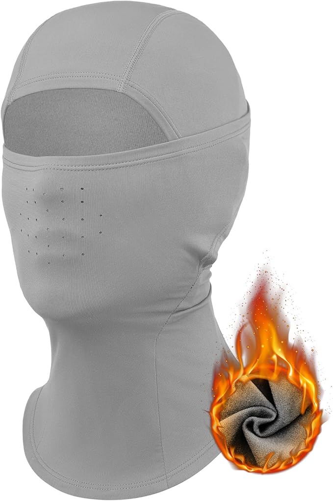 Qunature Bivakmuts Bivakmuts Winterskimasker Winddicht Ademend Gezichtsmasker M/L voor buitensporten Skiën Fietsen Snowboarden Motorrijden Dames/Heren