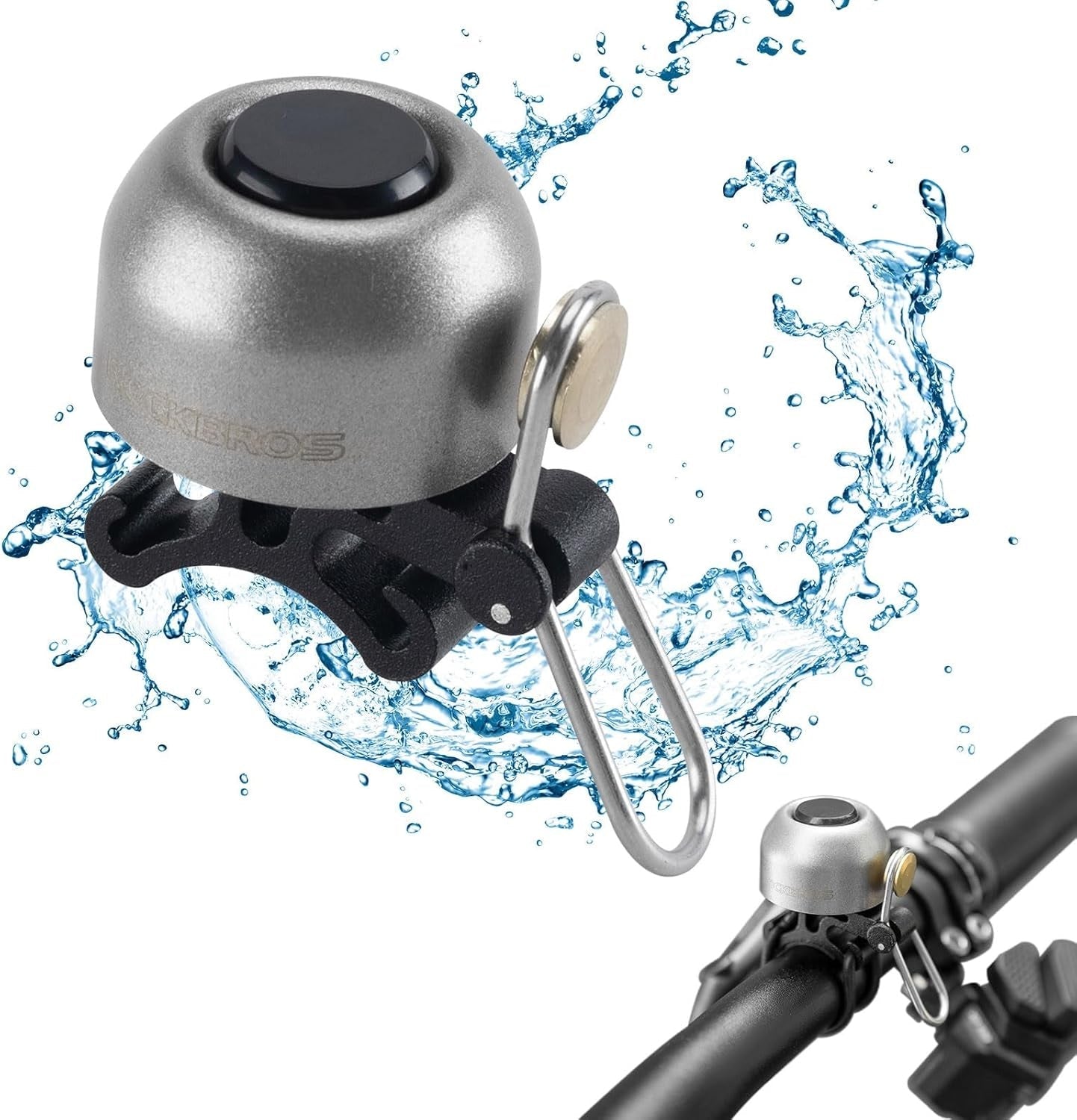 ROCKBROS fietsbel stuur klassiek, mountainbike retro fietsbel luide bel fiets koperen fietsbel voor 22-34 mm