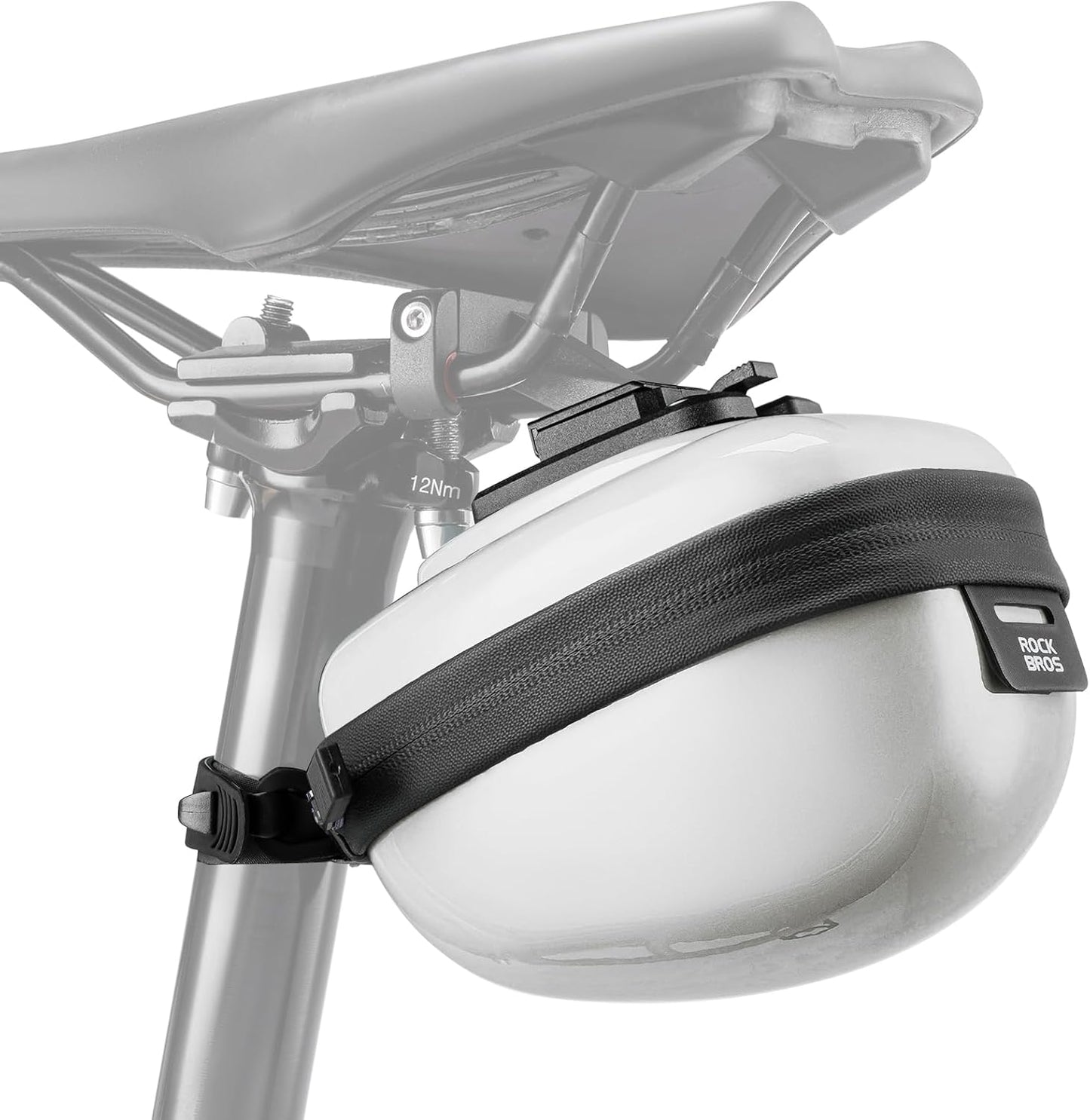 ROCKBROS hardshell zadeltas fietstas zadeltas met snelsluiting 0,4L
