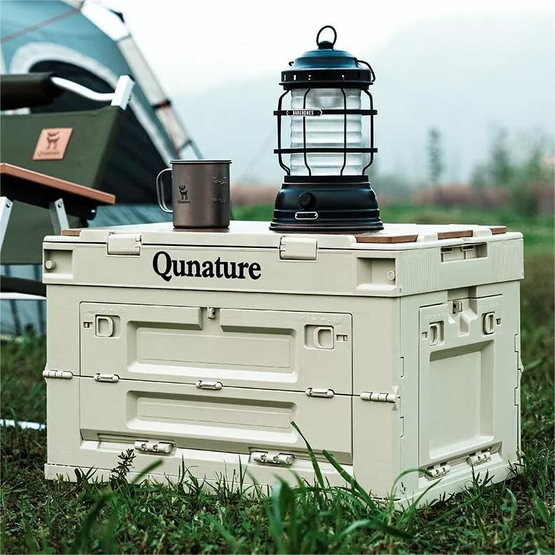 Qunature Campingbox Opvouwbare Organizer Campingbox Opbergbox 26/55/60L