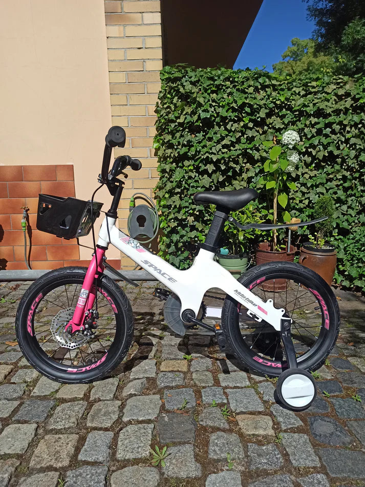 SKYS kinderfiets van 3 t/m 9 jaar 14/16/18 inch roze