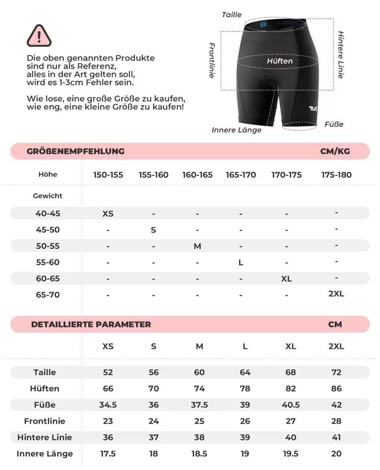 ROCKBROS racefietsbroek voor dames, gewatteerde fietsbroek voor fietsen
