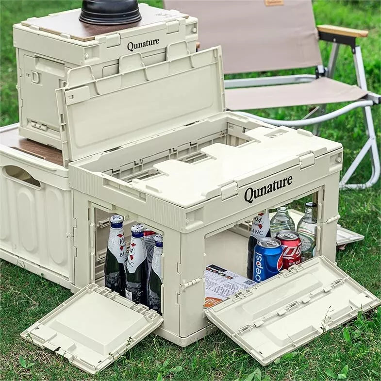 Qunature Campingbox Opvouwbare Organizer Campingbox Opbergbox 26/55/60L