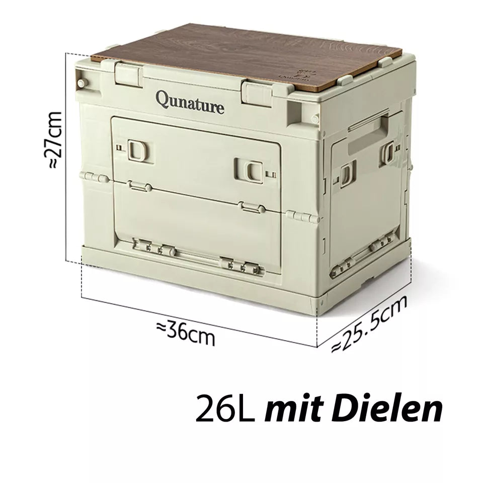 Qunature Campingbox Opvouwbare Organizer Campingbox Opbergbox 26/55/60L