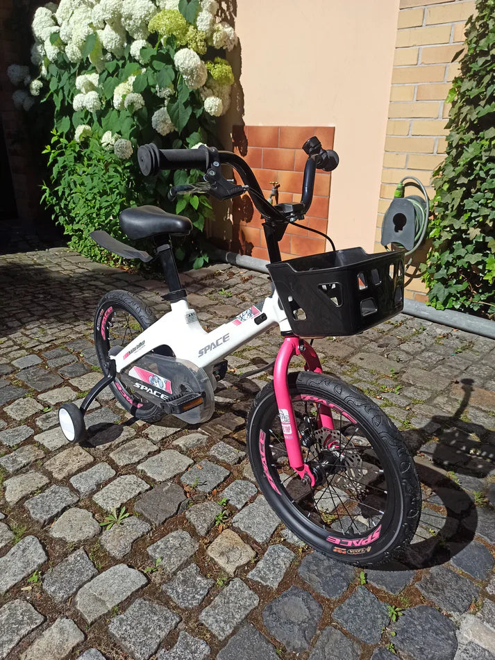SKYS kinderfiets van 3 t/m 9 jaar 14/16/18 inch roze